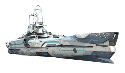 Intergalactic space battleship